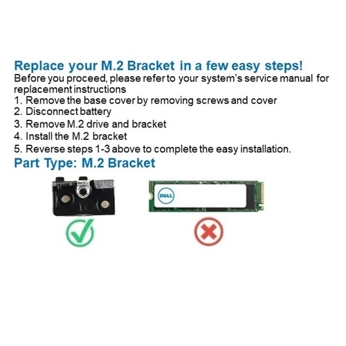 Dell M.2 SATA/PCIE SSD Bracket 2
