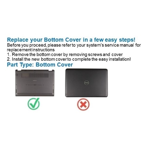 Dell Bottom Base Cover with WWAN Antenna 2