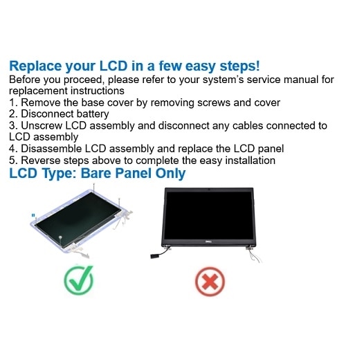 Dell 14.0" HD Non-Touch Anti-Glare LCD with Bracket 2