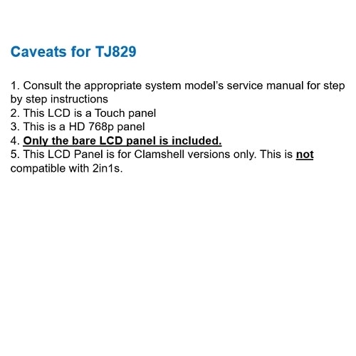 Dell 11.6" HD Non-Touch Anti-Glare LCD with Bezel 4
