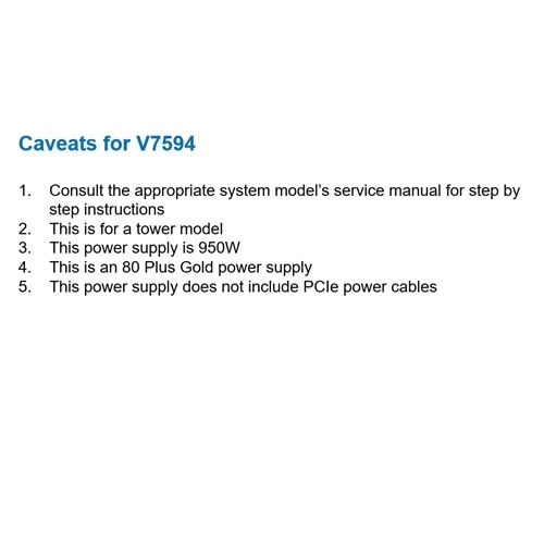 Dell 950W Power Supply 3
