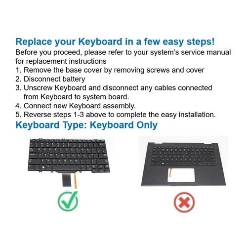 Dell English-US Backlit Keyboard with 80-keys 2