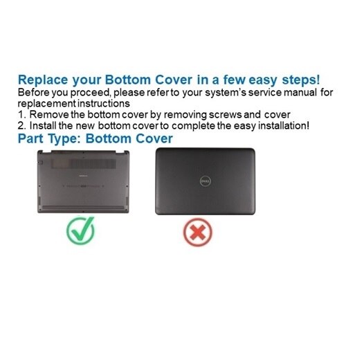 Dell Bottom Base Cover with WWAN Antenna 2