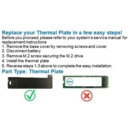 Dell Thermal Plate for 2280 PCIE SSD 2