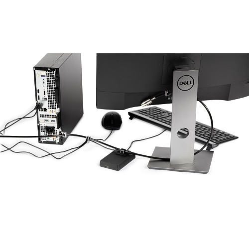 Kensington Desktop and Peripherals Locking Kit - Beveiligingskit voor systeem - voor Dell T7610; Inspiron 620, 660; OptiPlex 30XX, 70XX, 90XX; Vostro 260, 360; XPS 8500 1