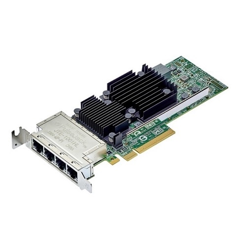 Broadcom® 57454 Quad poort 10GbE BASE-T adapter, PCIe laag profiel 1