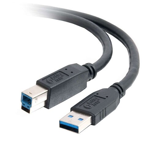 C2G - USB 3.0 A/B (Printer) Kabel - Zwart - 2m 1