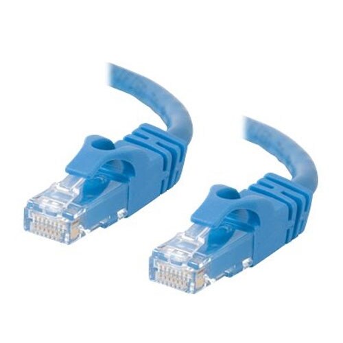 C2G - Cat6 Ethernet (RJ-45) UTP zonder uitsteeksels Kabel - Blauw - 2m 1