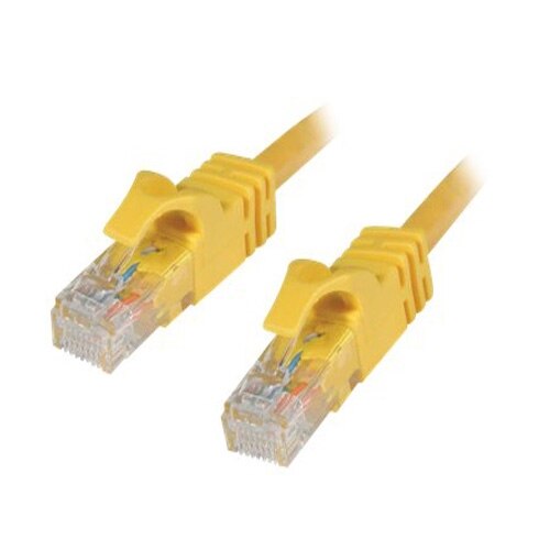 C2G - Cat6 Ethernet (RJ-45) UTP zonder uitsteeksels Kabel - Geel - 3m 1