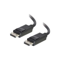 C2G 1m DisplayPort Cable with Latches 8K UHD M/M - 4K - Black - DisplayPort kabel - DisplayPort (M) naar DisplayPort (M) - 1 m - vergrendeld - zwart 1