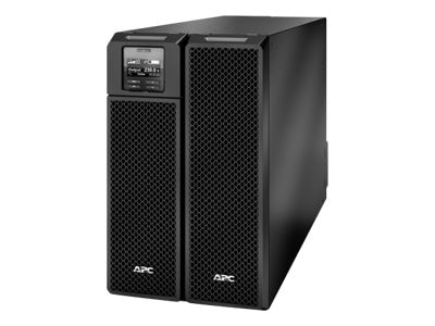 APC Smart-UPS SRT 8000VA - UPS (rack-monteerbaar / extern) - 230 Volt wisselstroom V - 8000 Watt - 8000 VA - Ethernet 10/100, USB - uitgangen: 14 - 6U - zwart 1
