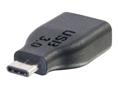 C2G USB 3.1 Gen 1 USB C to USB A Adapter M/F - USB Type C to USB A Black - USB-adapter - USB type A (V) naar USB-C (M) - USB 3.1 - zwart 1