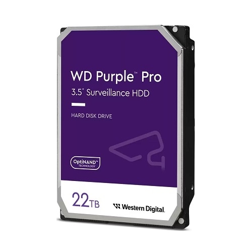 WD Purple Pro WD221PURP - Vaste schijf - 22 TB - intern - 3.5" SATA 1
