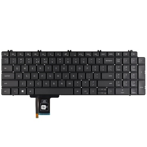 toetsenbord met achtergrondverlichting voor Engels-Internationaal met 99 toetsen voor Precision 75XX | Dell België
