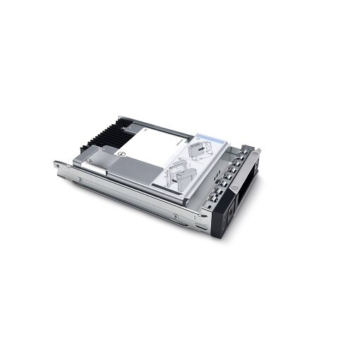 800GB SSD Schrijfintensief SAS 12Gbps 512e 2.5" met 3.5" Hybride Carrier Intern Bay 1
