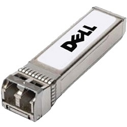 Dell Networking, transceiver, SFP+ 10 GbE SR, 85c, MMF duplek, LC 1