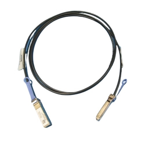 Dell netwerkkabel, SFP+ naar SFP+, 10GbE, Passief koperen Twinax Directe bijlage kabel, 2 meter 1