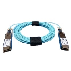 Dell netwerk kabel, QSFP28 - QSFP28, 100GbE, Active optische kabel (optische kabels inbegrepen), 10 meter, Klantenkit 1
