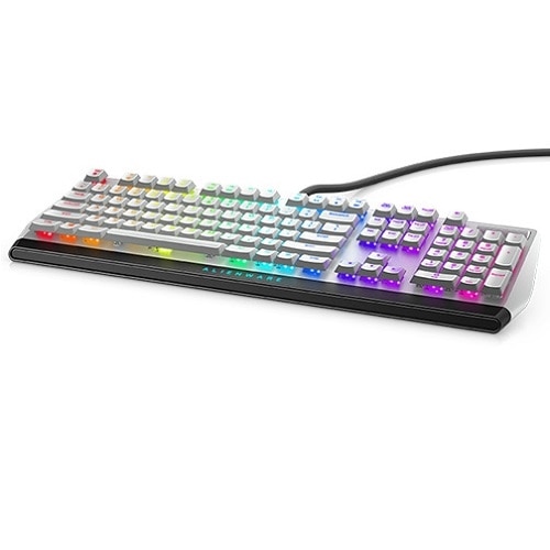 Alienware Low Profile RGB mechanisch gamingtoetsenbord : AW510K (Lunar Light) - US International (QWERTY)