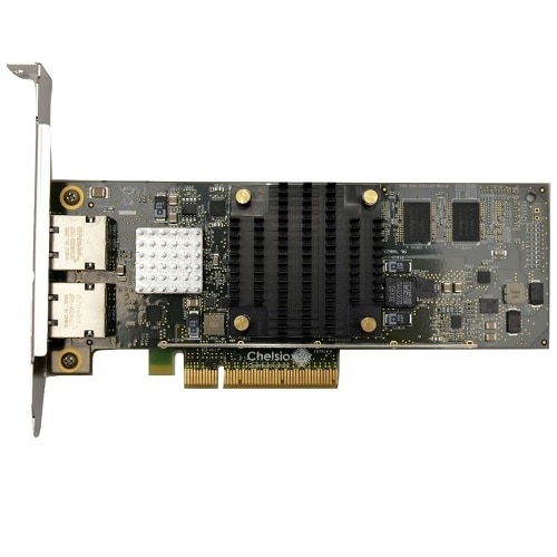 Dell Dual poort 1Gb/10Gb IO Base-T Serveradapter Ethernet PCIe- netwerkinterfacekaart halve hoogte 1