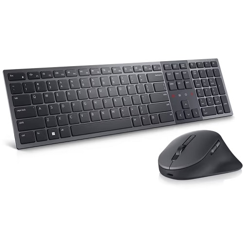 Dell Pro Premium samenwerkingstoetsenbord en muis - KM900 - VS internationaal (QWERTY)