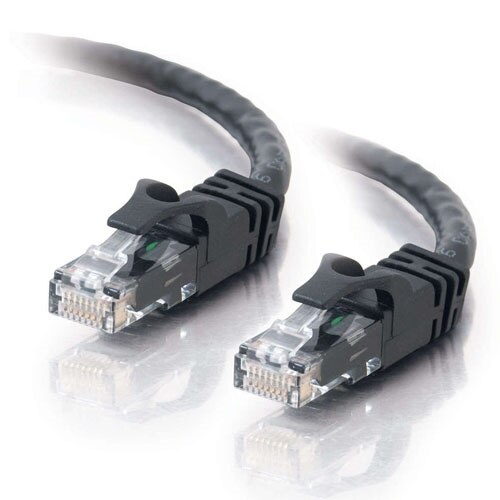 C2G - Cat6 Ethernet (RJ-45) UTP zonder uitsteeksels Kabel - Zwart - 1.5m 1