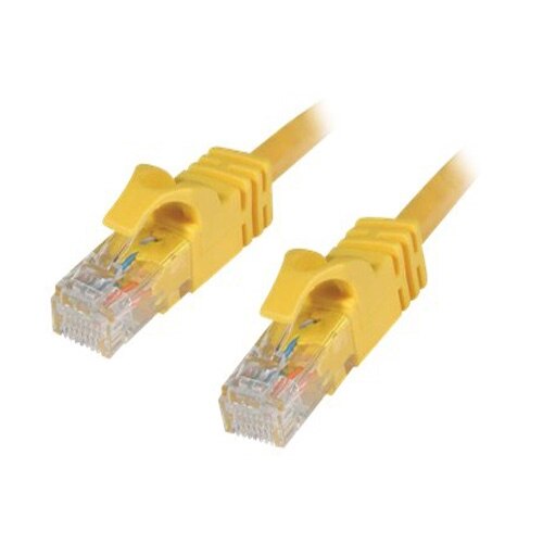 C2G - Cat6 Ethernet (RJ-45) UTP zonder uitsteeksels Kabel - Geel - 10m 1