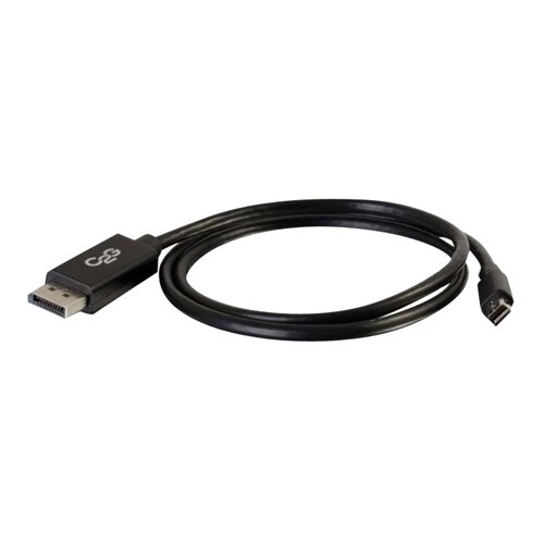 C2G 1m Mini DisplayPort to DisplayPort Adapter Cable 4K UHD - Black - DisplayPort kabel - 1 m 1