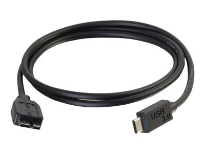C2G 2m USB 3.1 Gen 1 USB Type C to USB Micro B Cable - USB C Cable Black - USB-kabel type C - USB-C naar Micro-USB Ty... 1