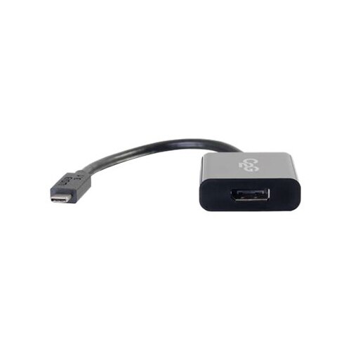 C2G USB C to DisplayPort Adapter Converter - USB Type C to DisplayPort Black - externe video-adapter - zwart 1