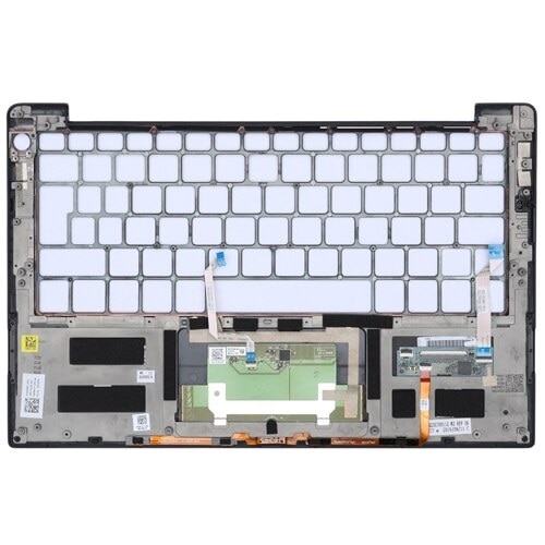 Dell palmsteuneenheid met 83 toetsen met touchpadkabel, toetsenbordcontrolekaart en kabelmicrofoon-FPC 1