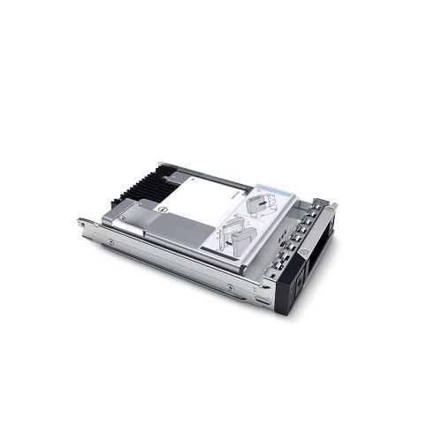 7.68TB SSD vSAS Leseintensiv SED 512e 2.5" med 3.5" Hybrid Holder 1 DWPD 1
