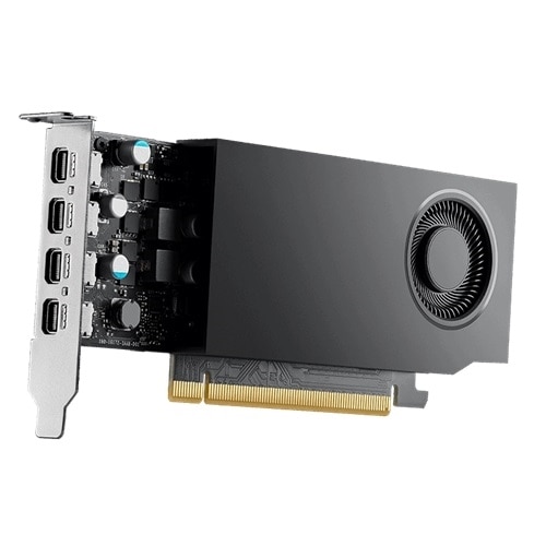 Dell NVIDIA® RTX™ A1000, 8 GB GDDR6, full høyde, PCIe 4.0x8, 4 mDP Grafikkort 1