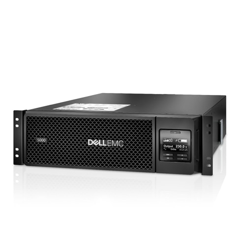 Dell Smart-UPS SRT 5000VA RM - UPS (rackmonterbar/ekstern) - AC 230 V - 4500-watt - 5000 VA - Ethernet 10/100, USB - 3U 1