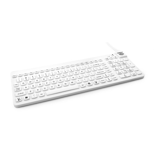 Tastaturer og kombinasjoner | Dell Norge Man & Machine Its Cool Flat Tastatur USB US hvit
