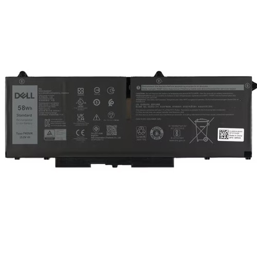 Dell 4-cellers 58 Wh litiumion erstatningsbatteri for utvalgte bærbare PC-er 1