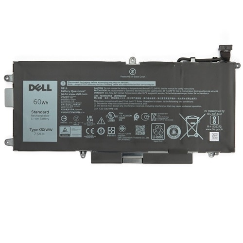 Dell 4-cellers 60 Wh litiumion erstatningsbatteri for utvalgte bærbare PC-er 1