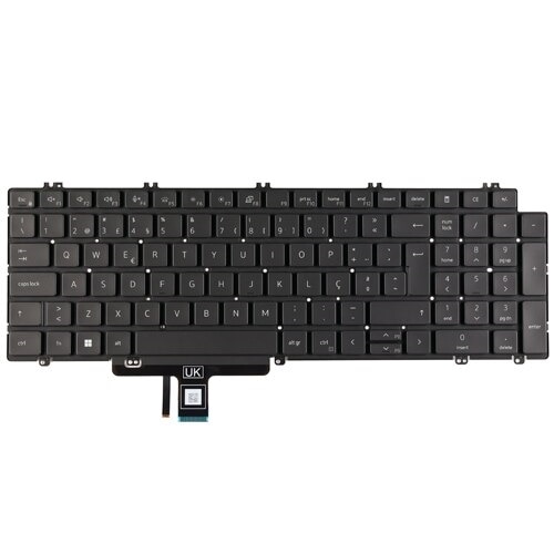 Dell iberisk-portugisisk tastatur med bakgrunnsbelysning, med 100 taster 1