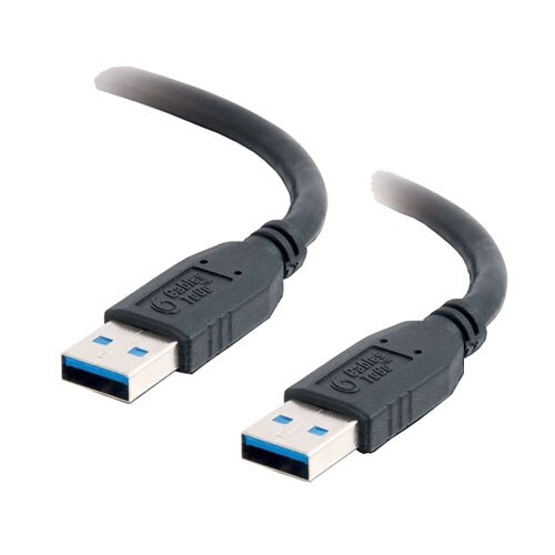 C2G - Kabel USB 3.0 A (Męski) do USB 3.0 A (Męski) - Czarny - 3m 1