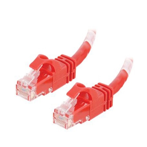 C2G - Kabel Sieciowy Ethernet (RJ-45) Cat6 UTP - Czerwony - 0.5m 1