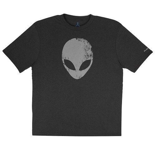 Alienware Distressed Head Gaming Gear - T-shirt - XL - 153 g/m² - Tri-Blend - szary 1