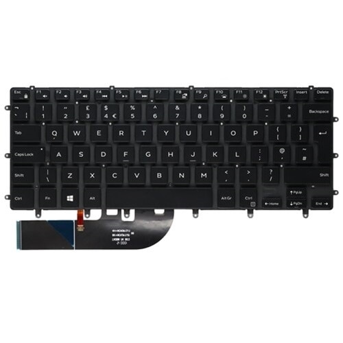 Podświetlana klawiatura Dell, 81 klawisze, wersja angielska (Wielka Brytania) 1