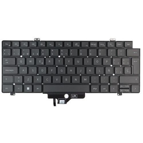 Podświetlana klawiatura Dell, 80 klawiszy, wersja hiszpańska (standardowa) 1