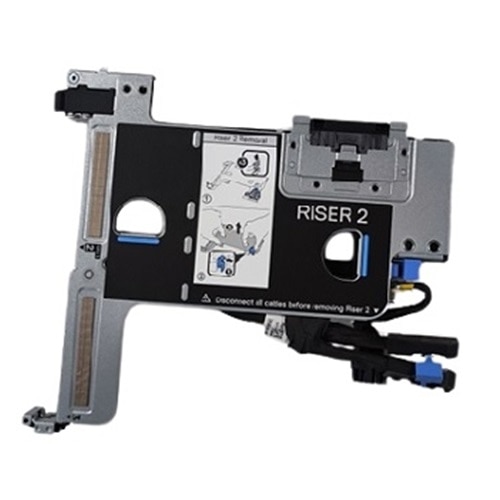 R6, perfil baixo da Dell 1x16 LP slots + 1x8 LP slots,  PowerEdge R660xs 1