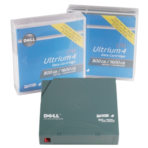 Mídia de fita de 800GB/1.6 TB para unidade de fita LTO-4 120 - 5 Pack para o selecionar Dell PowerVault armazenamento / servidores PowerEdge 1