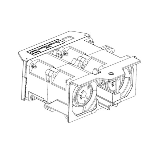 Dell Ventilador de alto desempenho de platina para PowerEdge 1U, instalação feita pelo cliente 1
