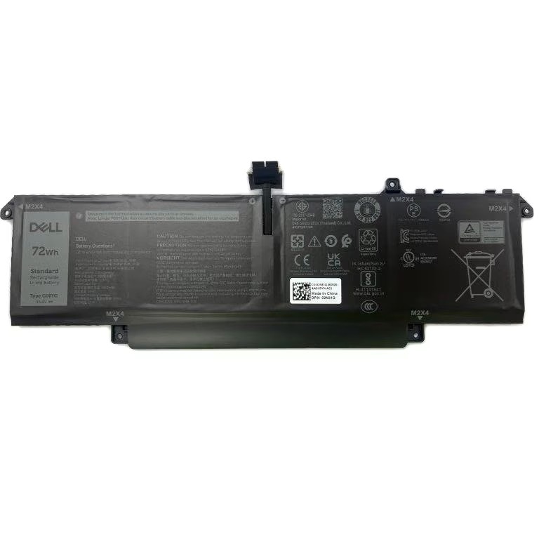 Bateria substituta Dell de íon de lítio de 4 células a 72 Wh para determinados notebooks 1