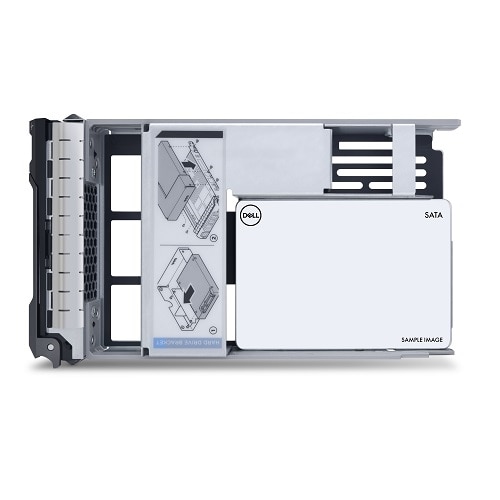 Dell 240GB SSD SATA Uso Combinado 6Gbit/s 512e 2.5polegadas De Conector Automático Unidade em 3.5polegadas Portadora Híbrida S4610 1