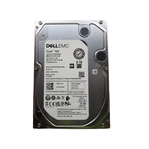 Dell 8TB 7.2K RPM SATA 6Gbps 512e 3.5polegadas Disco Rígido 1