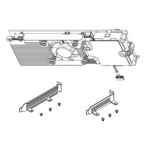 Dell PERC H965i controladora, Adaptador, perfil baixo 1